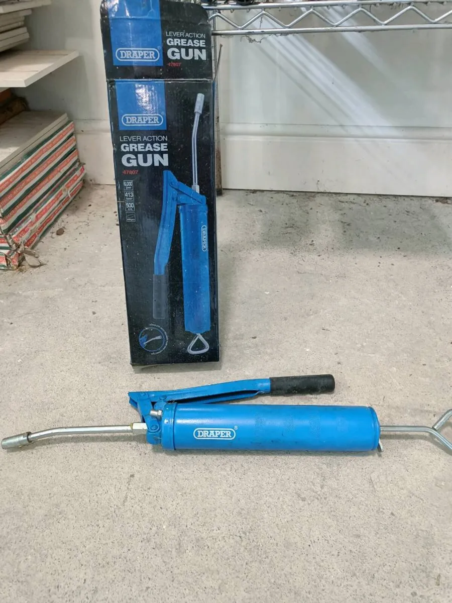 Grease gun by Draper, lever action - Image 1