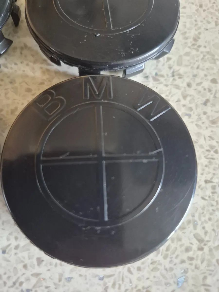 Bmw All Black 56mm Caps - Free Post - Image 2
