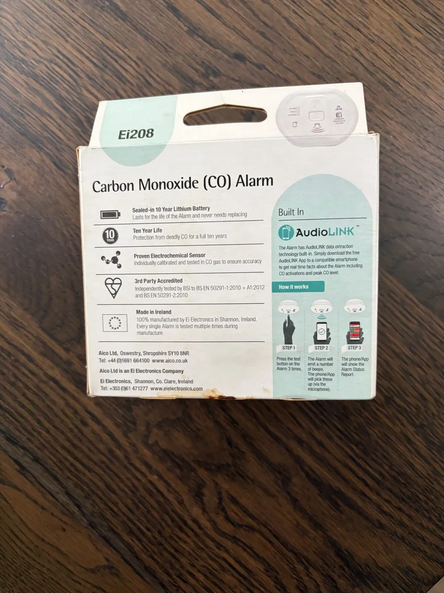 Carbon Monoxide alarm - New In Box - Image 2