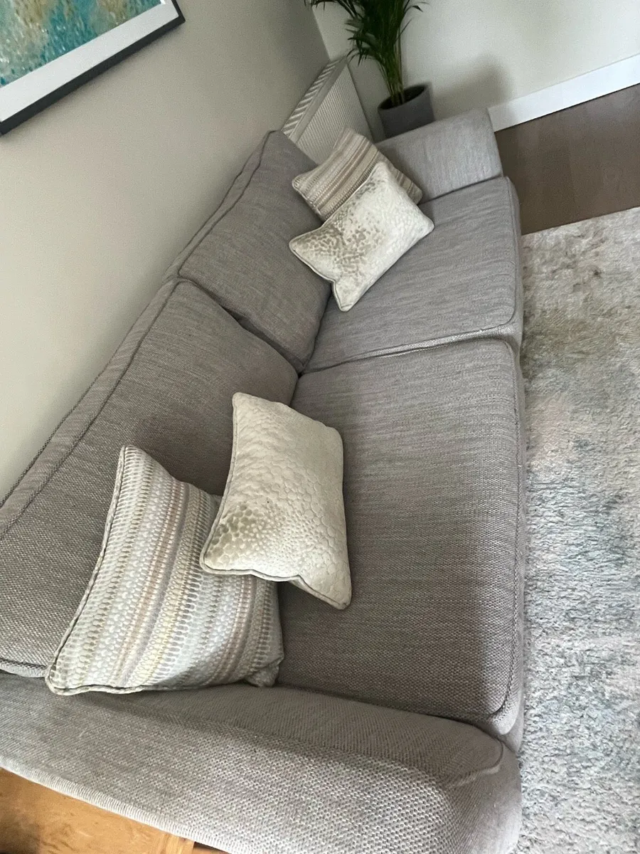 Suite (Sofa, Armchair, Cuddle Chair, Footstool) - Image 1