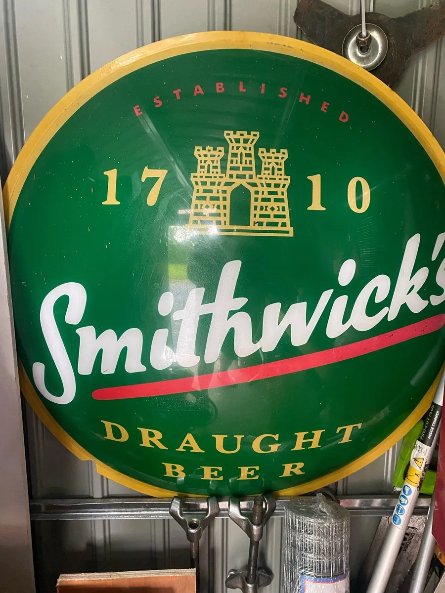 1980’s vintage Smithwicks sign