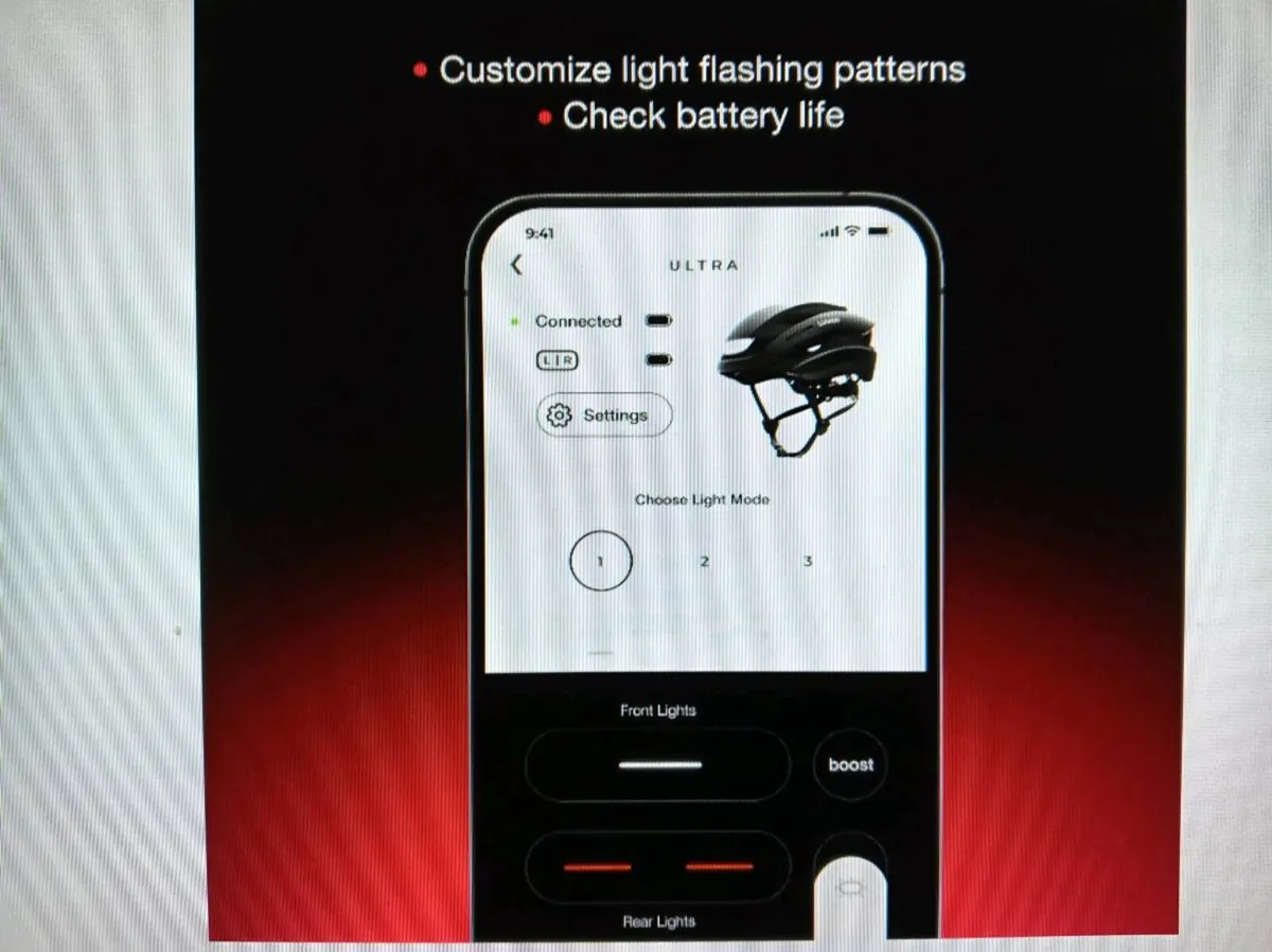 Helmet Lumos Smart Customisable Lights Indicicator - Image 2