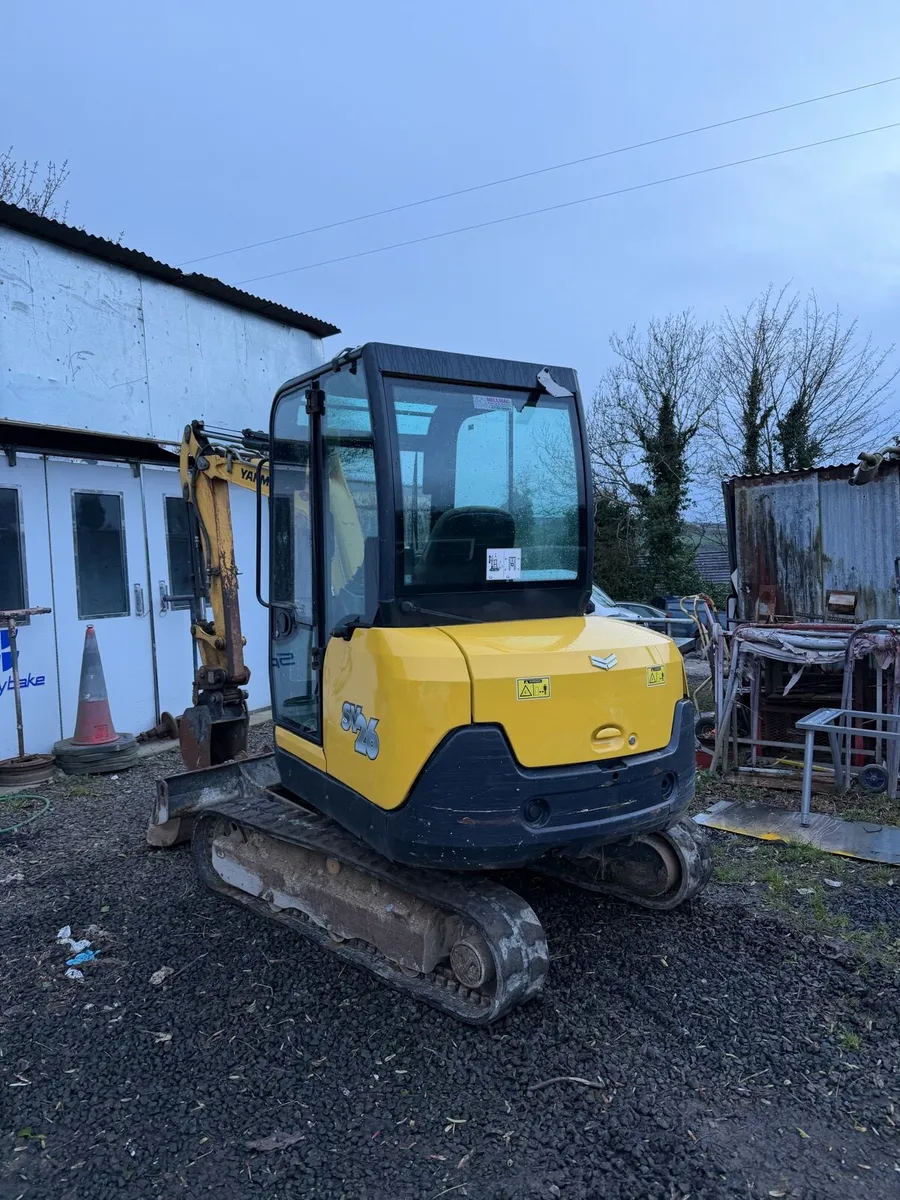 Yanmar sv26 mini digger - Image 2