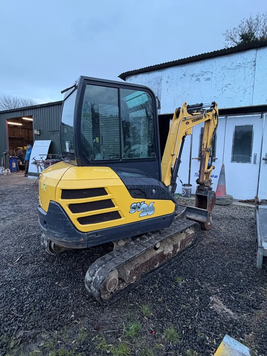 Yanmar sv26 mini digger - Image 3