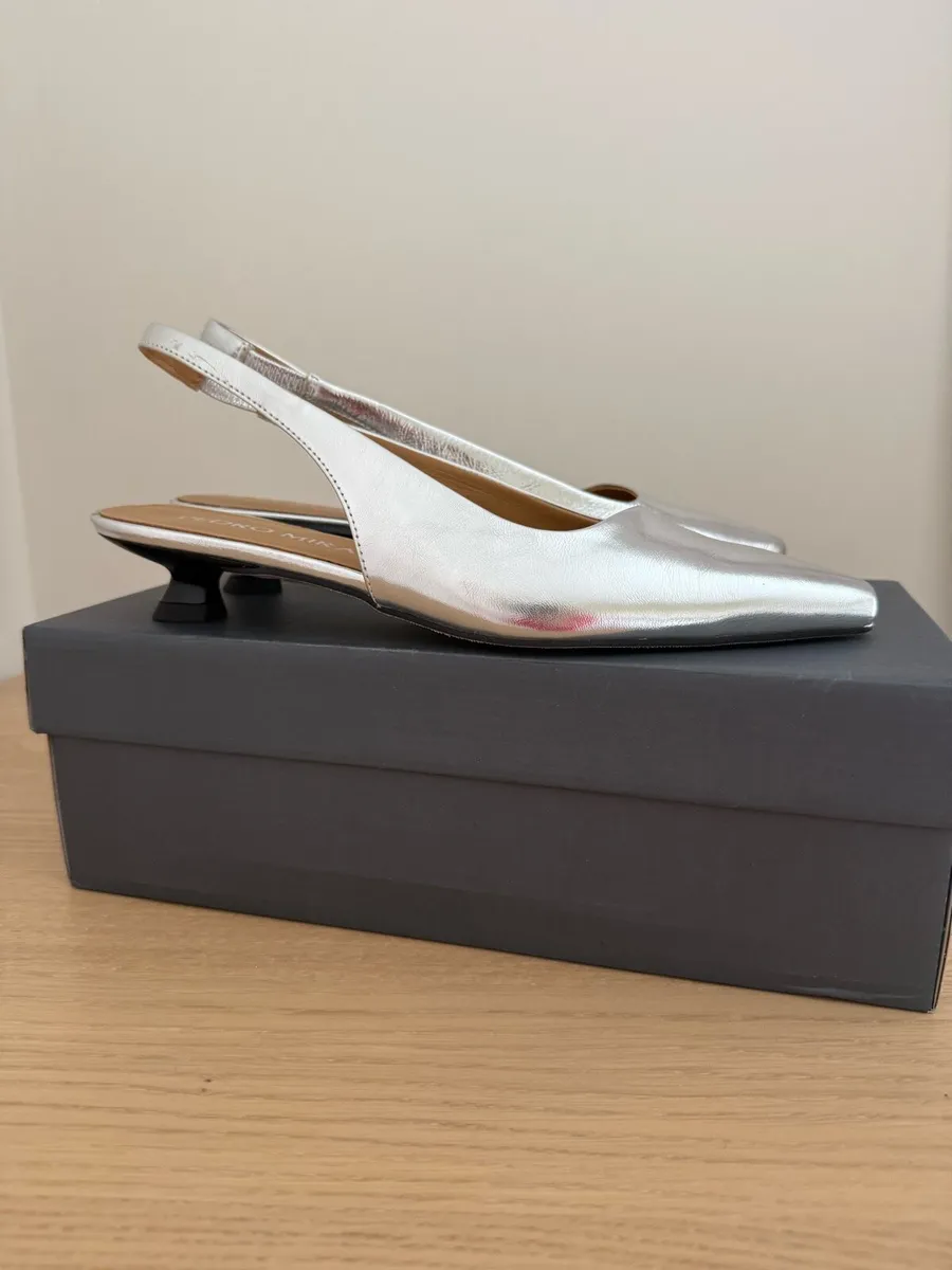 Silver Pedro Miralles shoes - Image 3