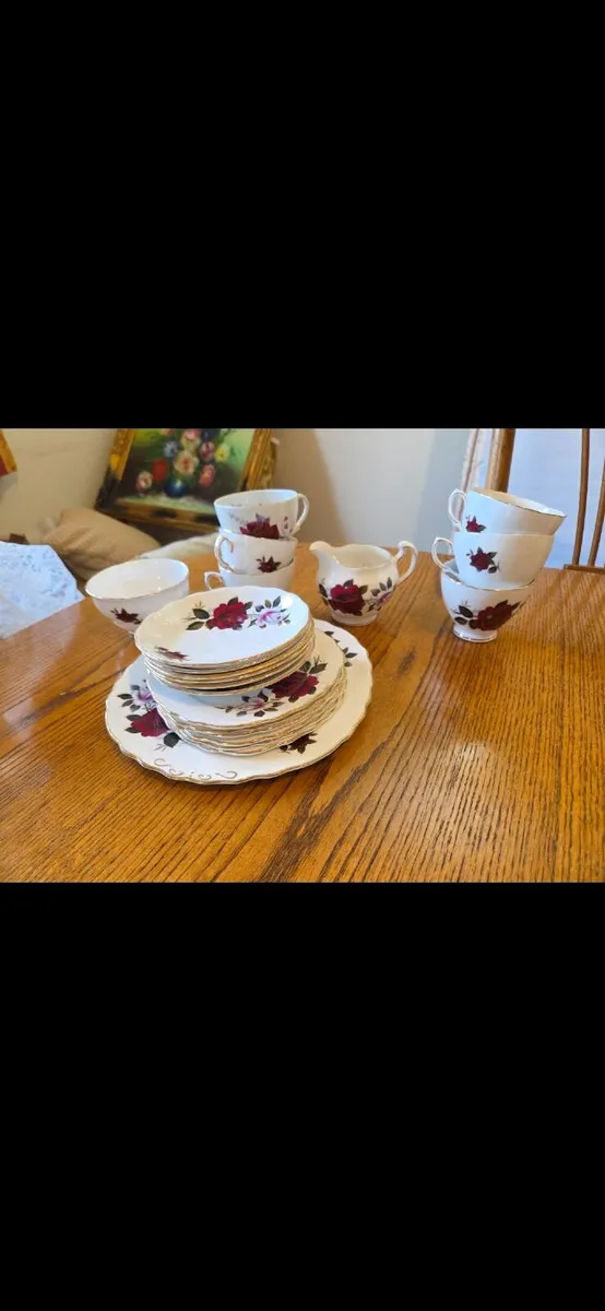 Vintage Colclough Bone China Tea Set - Image 1
