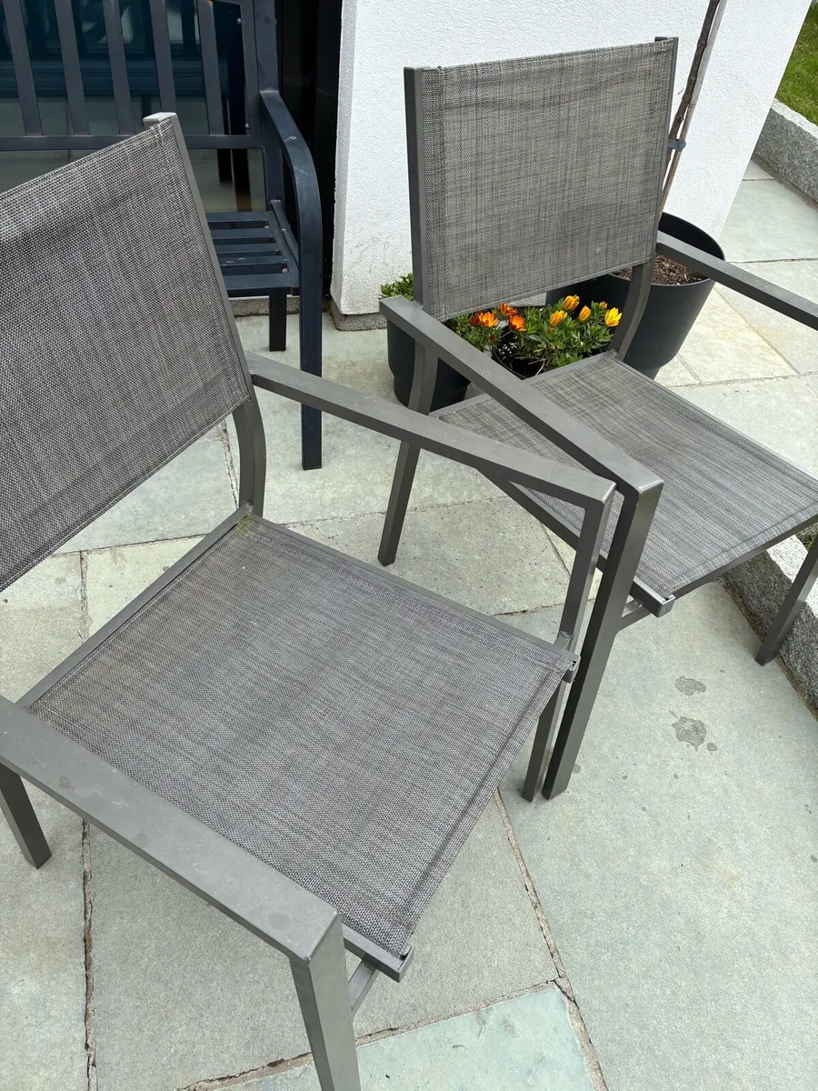 2 x Garden Chairs (F.O.C) - Image 1