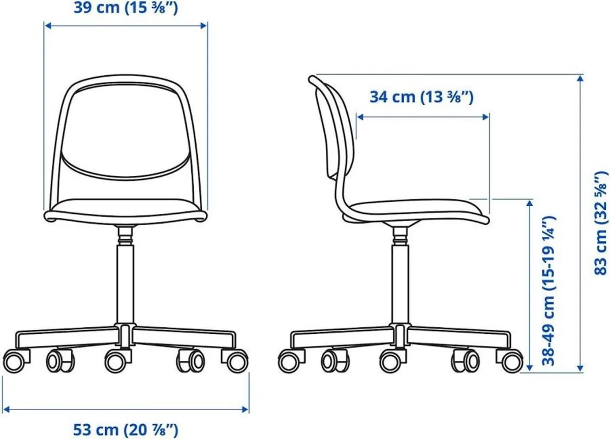 Kids desk Chair - IKEA ÖRFJÄLL - Image 3