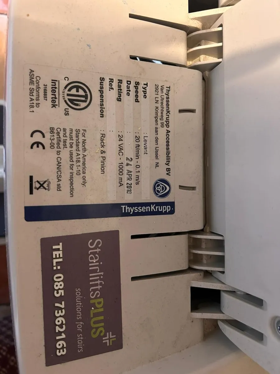 2018 Thyssenkrupp Stairlift - Image 4