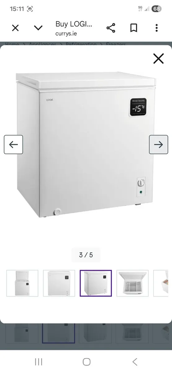 Chest freezer Logik - Image 3