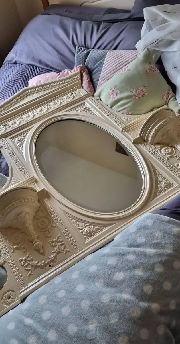 Lsrge cast Iron Mirror - Image 4