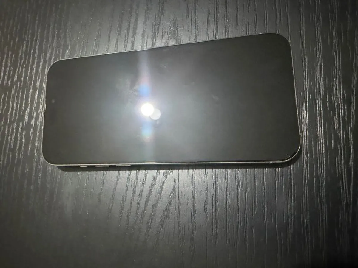 iphone 15 pro max natural titanium 256gb  mint condition and genuine apple airpods - Image 1