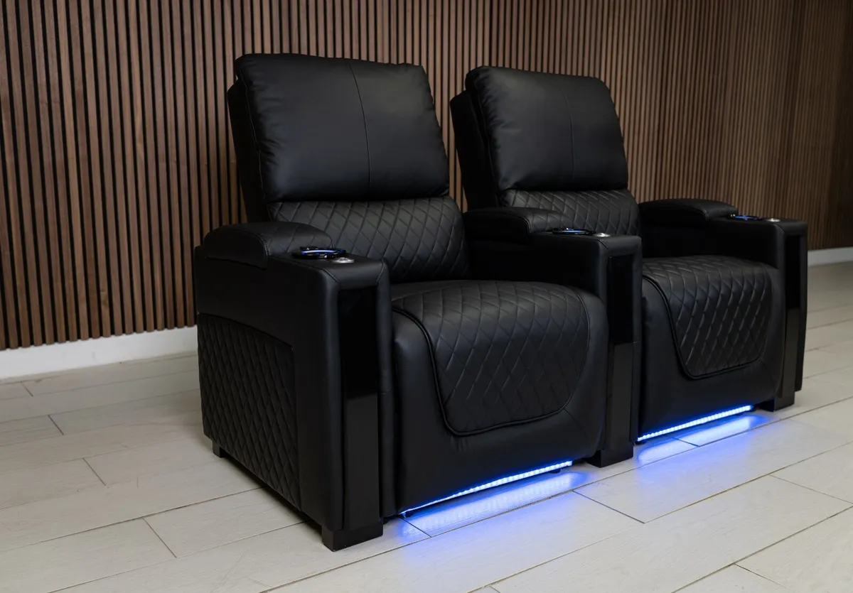 2 Seater Sienna Electric Leather Recliner Sofa - Image 3