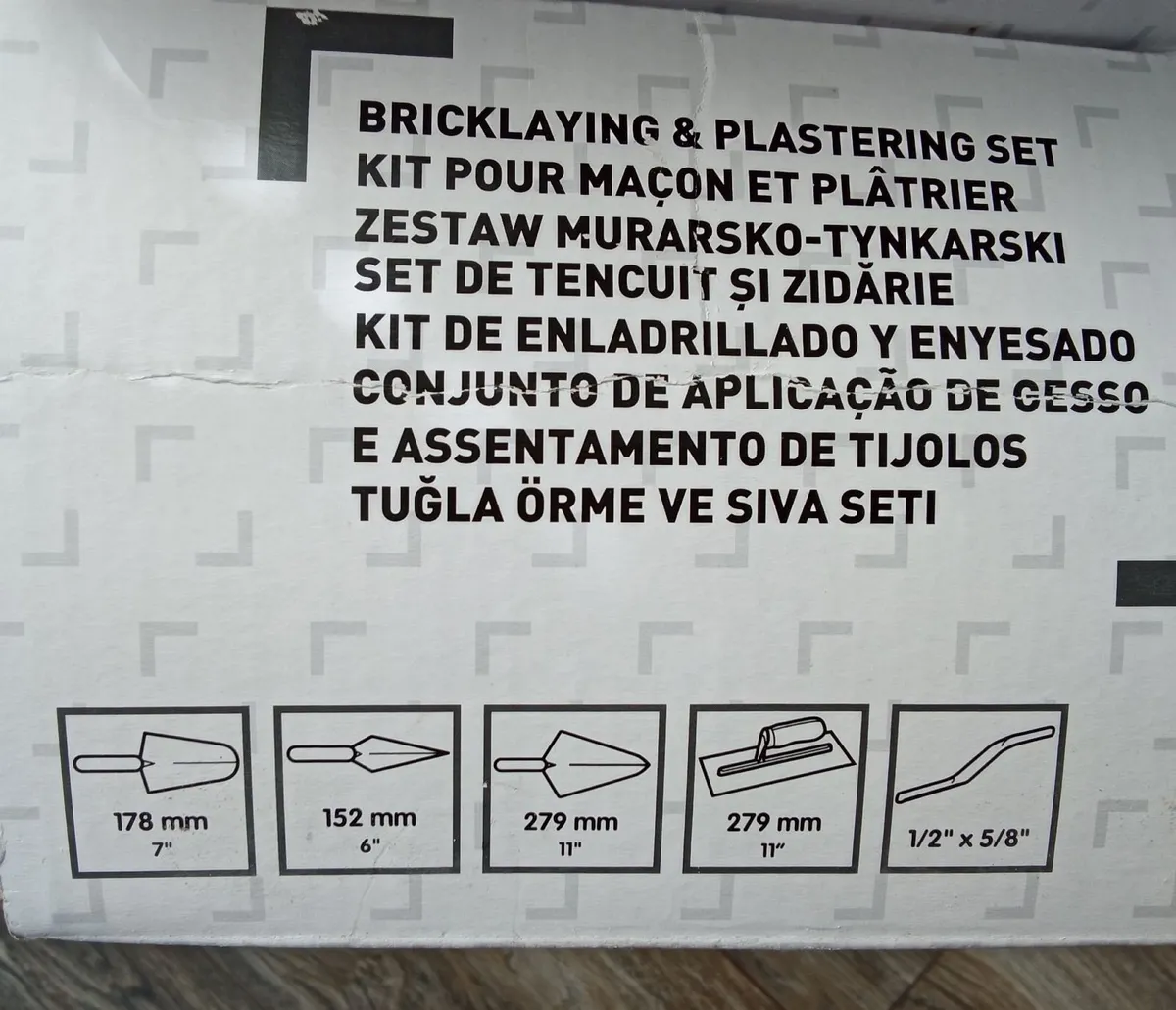 Brick Laying and Plastering Trowel Set. - Image 2