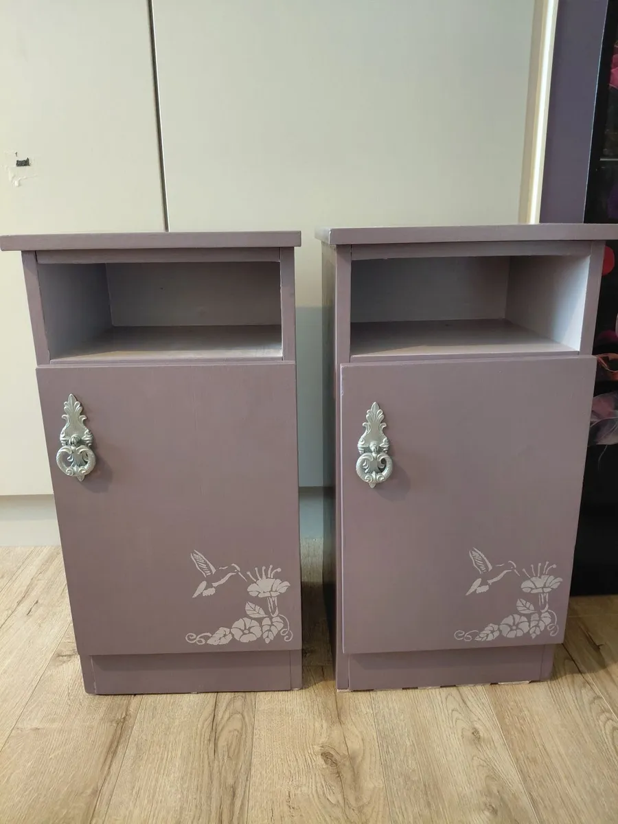 Slimline bedside lockers - Image 1