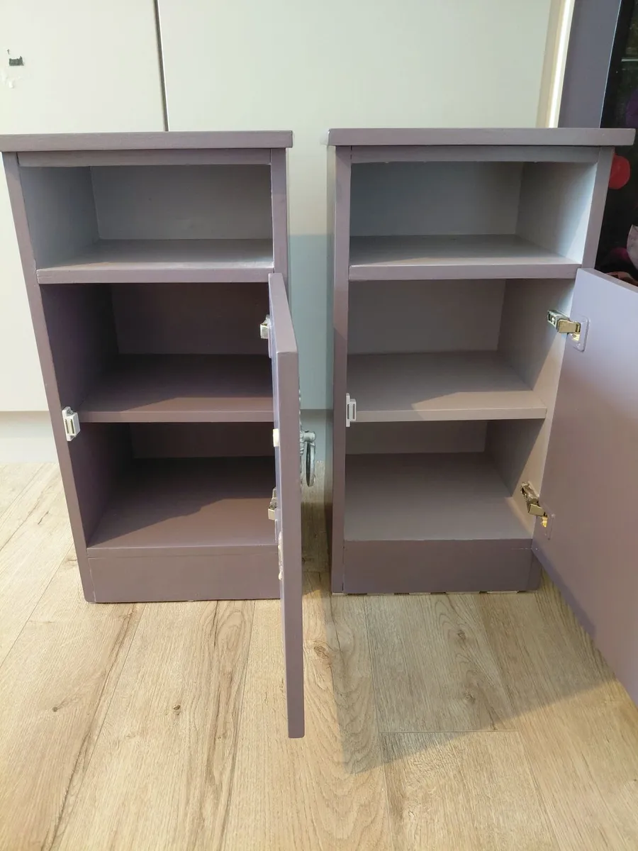 Slimline bedside lockers - Image 4
