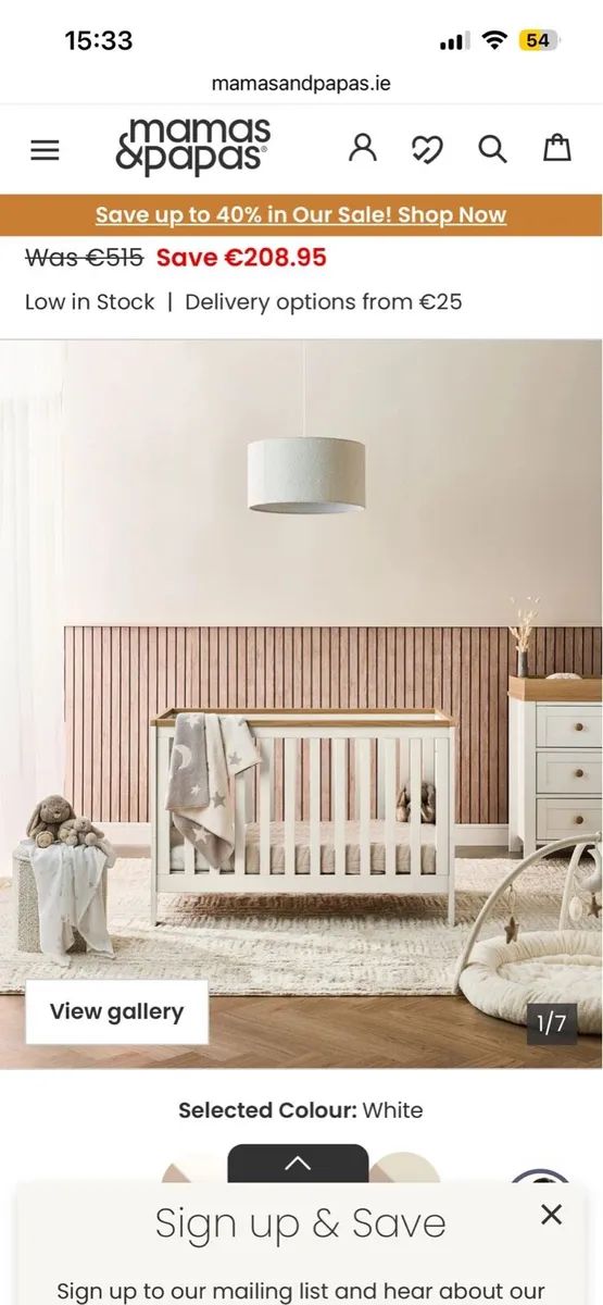 Child’s cot/bed - Image 1