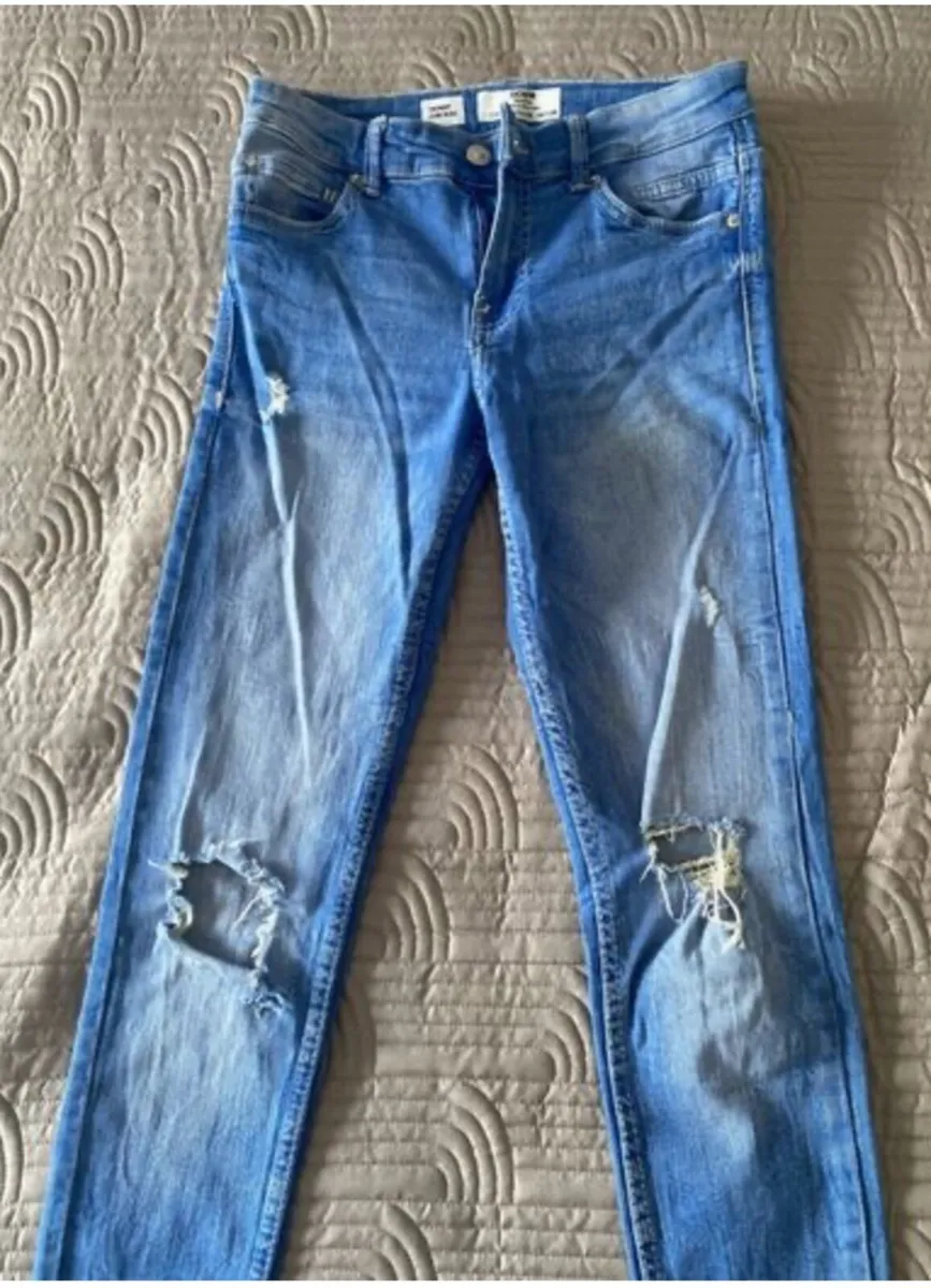 Bershka - Jeans - Size 8 - Skinny Low Rise - Image 3