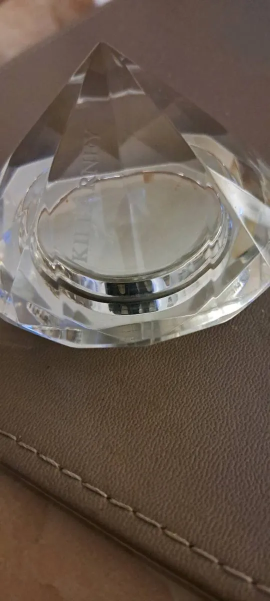 Killarney diamond cut crystal clock - Image 2