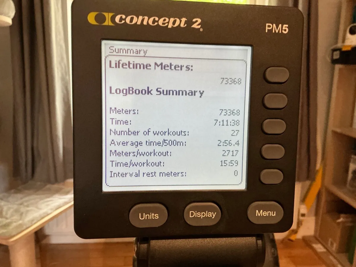 Rowing machine (Concept 2 with PM5 monitor ) - Image 3