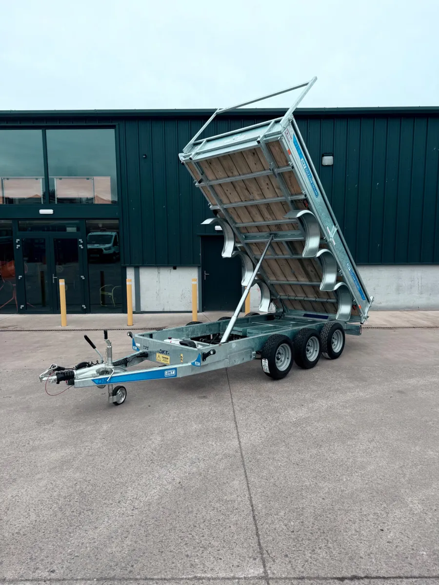 Dale Kane 12ft Triaxle Tipping Trailer. - Image 1