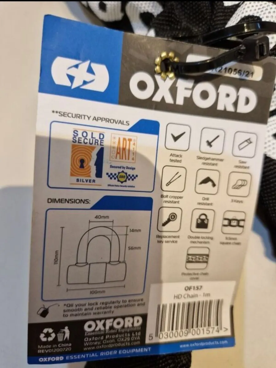 Oxford 1m chain lock - Image 4