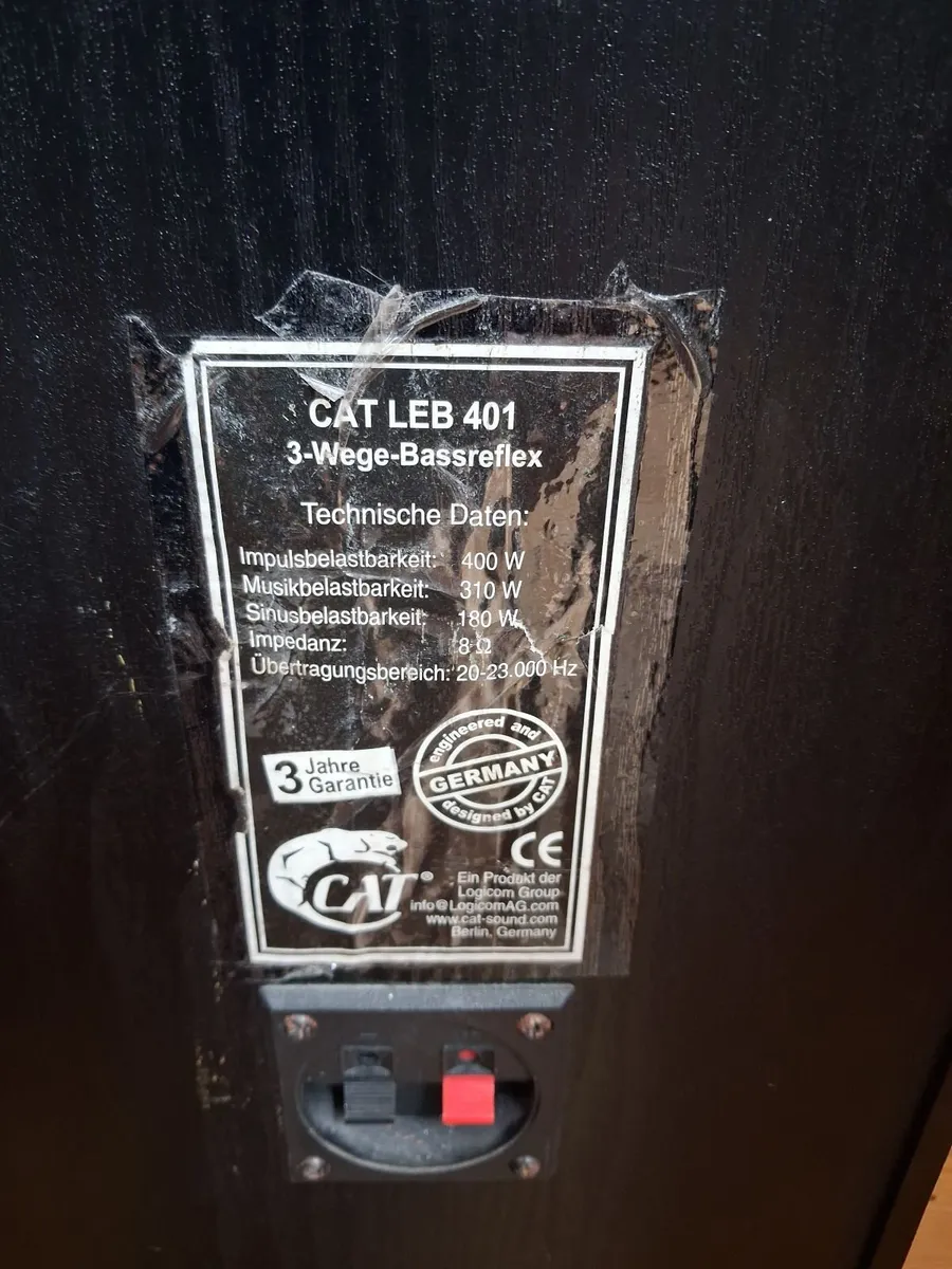Cat leb 401 floor speakers - Image 2