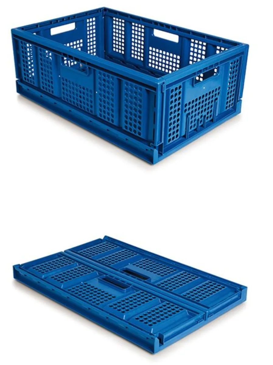 700 collapsible stackable storage crates - Image 2