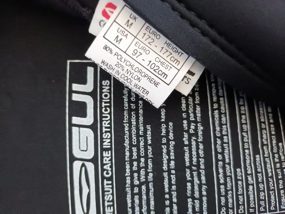 Gul Wetsuit RE1321 Men response 3/2mm - Size M - Image 3