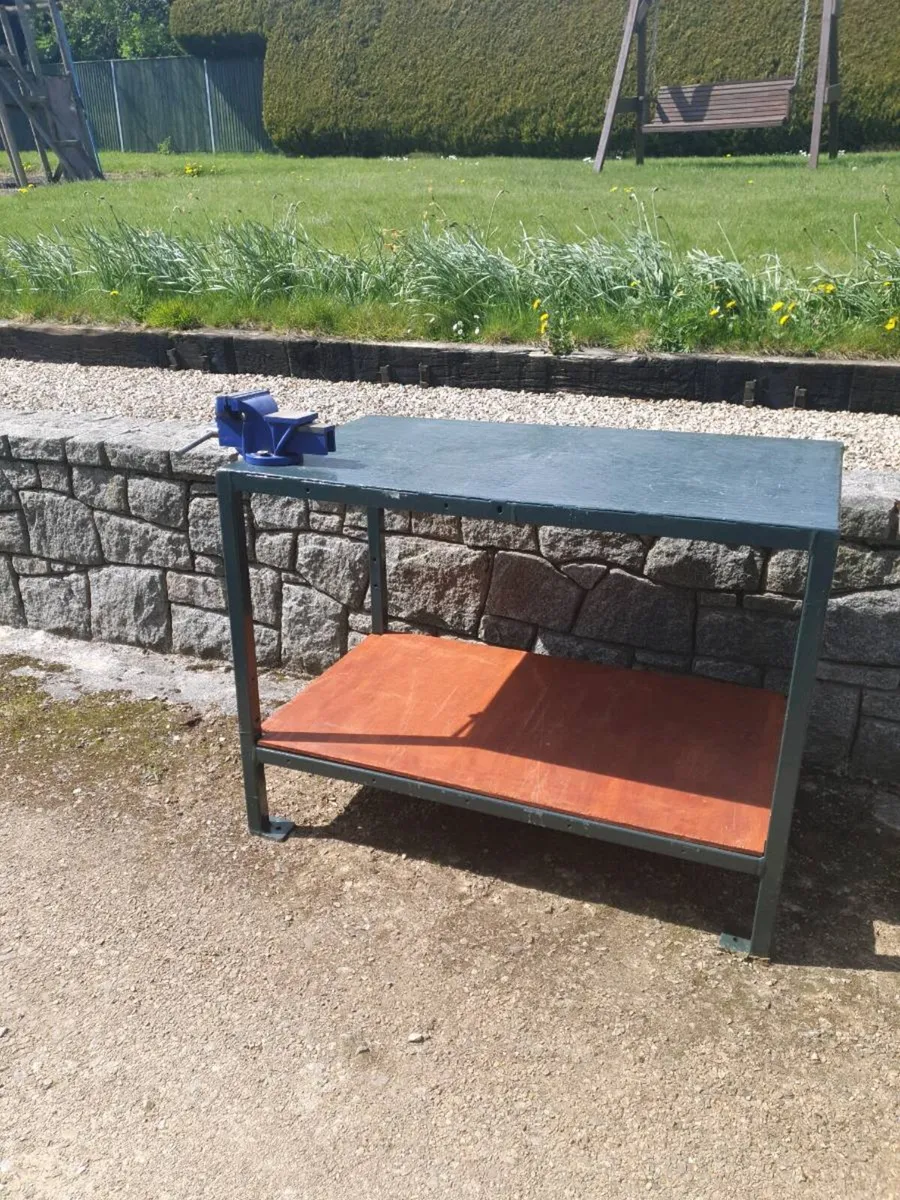 Steel vice bench - Image 2