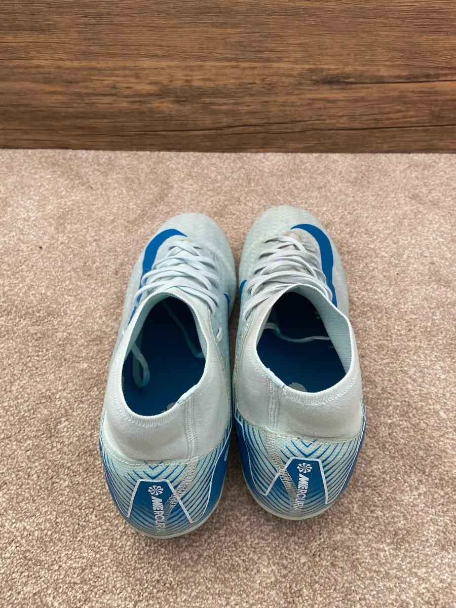 Nike Blue Mercurial Soccer Boot Size UK 10 - Image 3