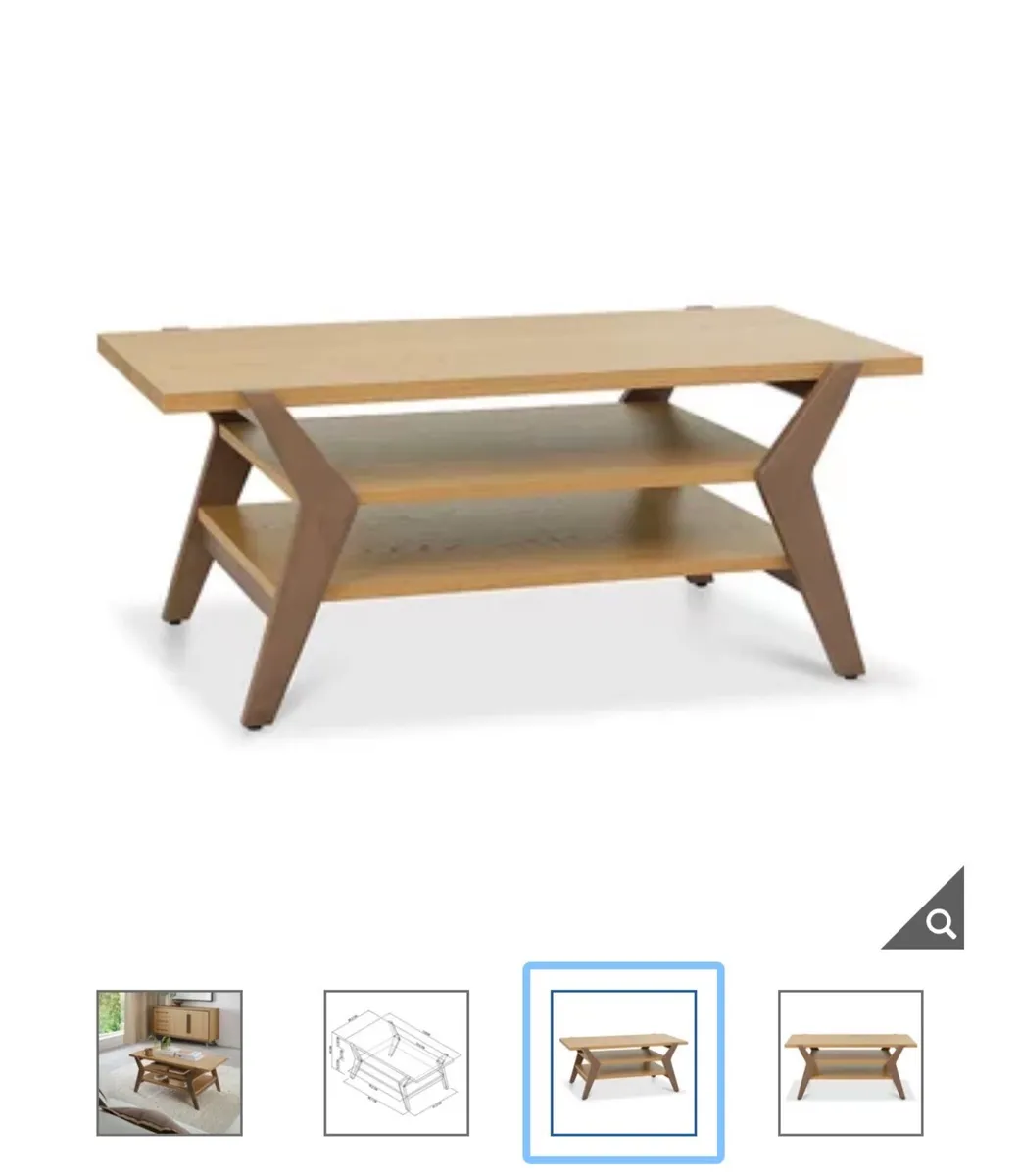 Kristen Oakwood coffee table - Image 4