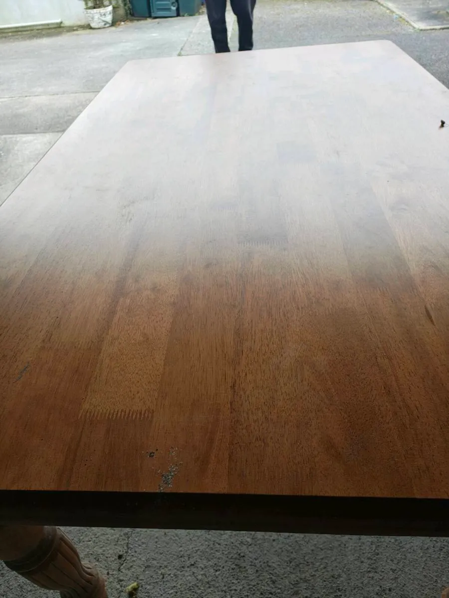 Oak Effect Dining Table / Desk - Image 3