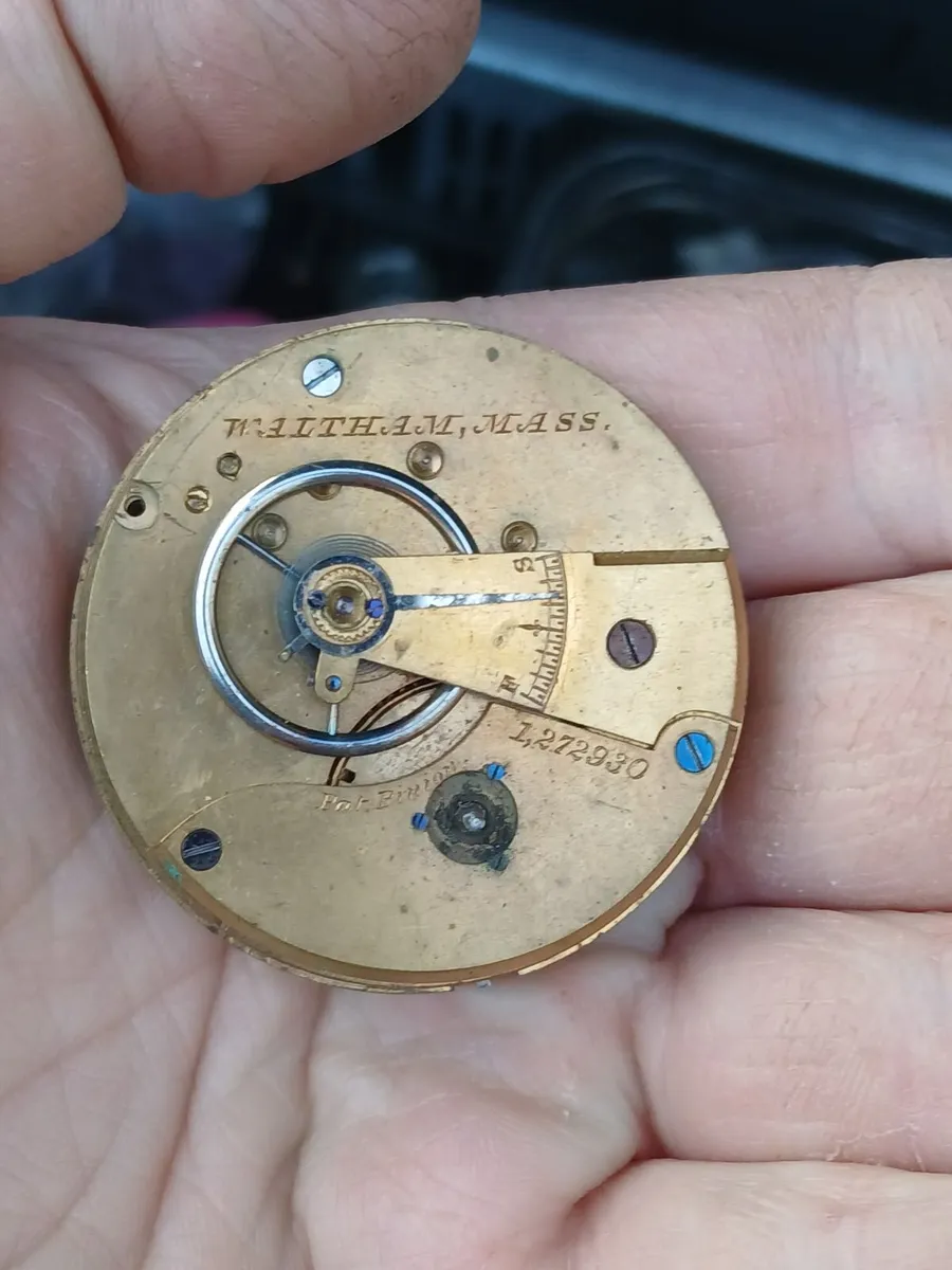 Pocket watch parts