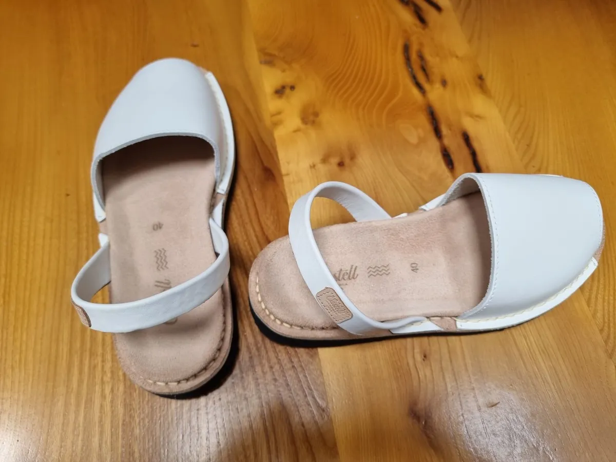 Designer Genuine Leather Menorcan Sandals - Image 2
