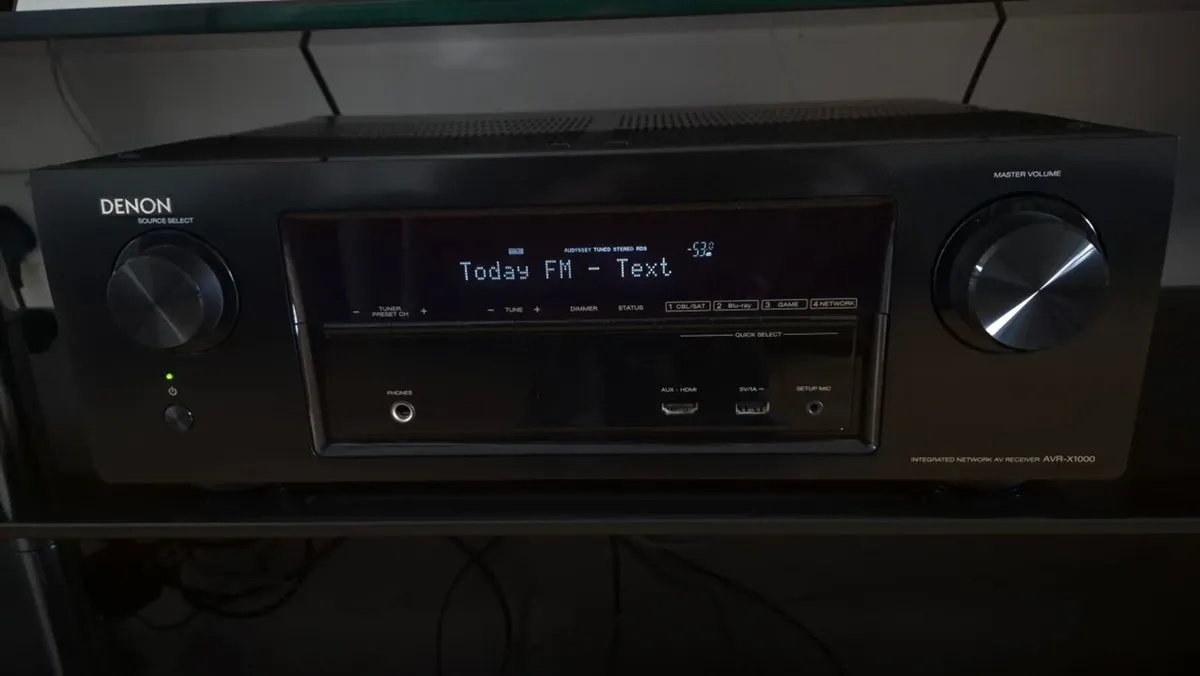Denon AVR-X1000 surround network AV receiver - Image 4