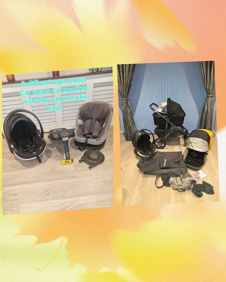 Amazing offer! Uppababy  with  2 car seats ISOFIx - Image 1