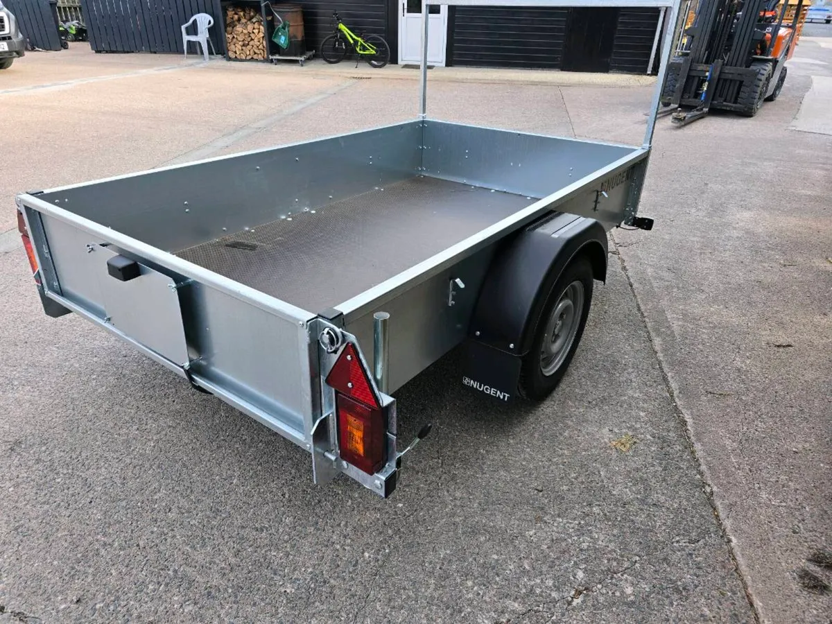 Nugent 7x4ft general purpose trailer ladder rack - Image 3
