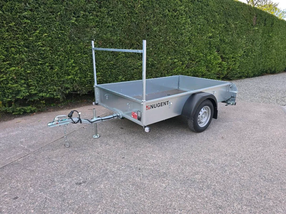 Nugent 7x4ft general purpose trailer ladder rack - Image 1
