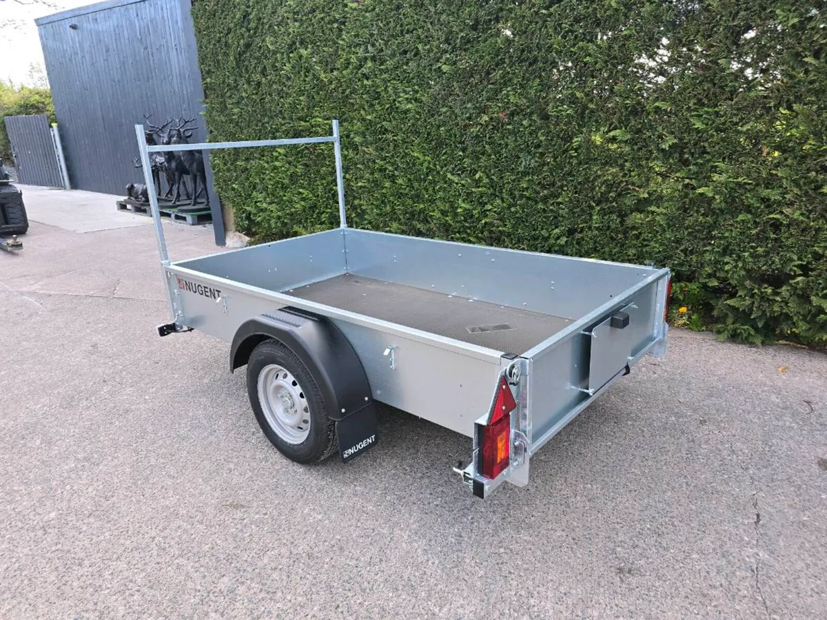 Nugent 7x4ft general purpose trailer ladder rack - Image 2