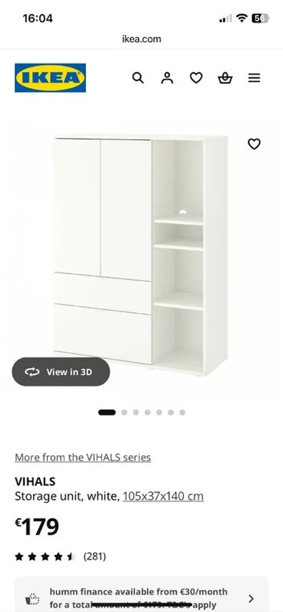 Ikea VIHAL Storage unit - Image 3