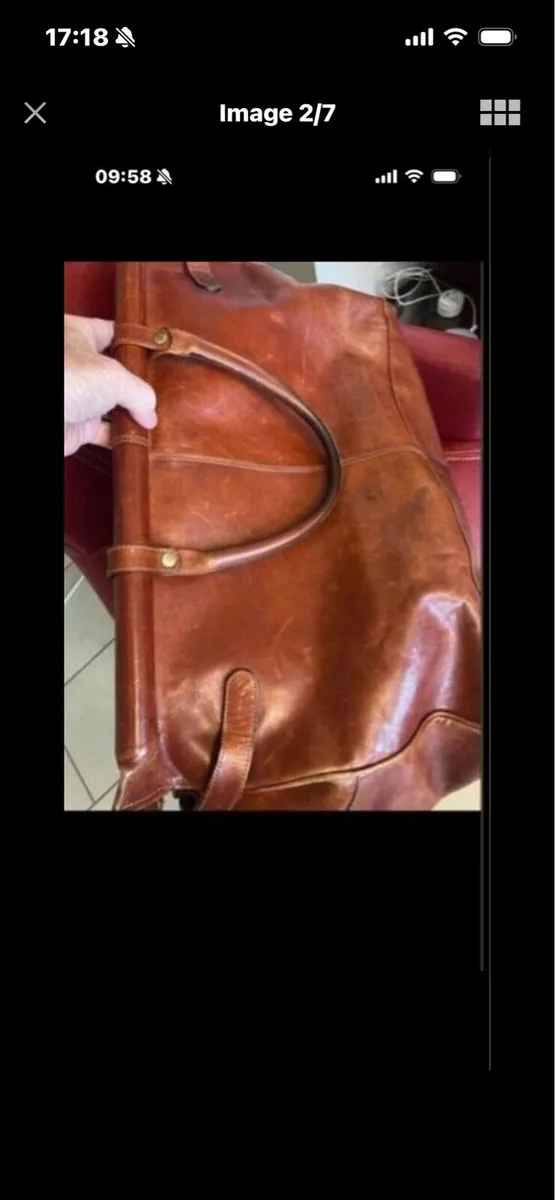 Very Large Quality Leather Hold All - Image 2