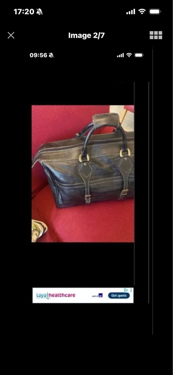 Large Leather Hold All - Image 2