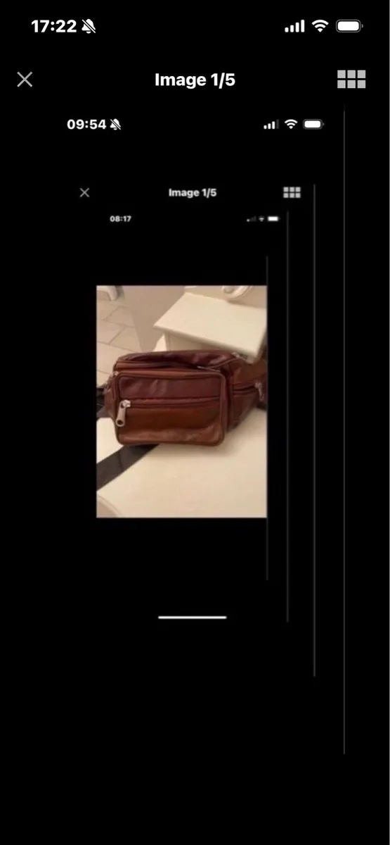 NEW- Leather Waist Bag - Image 1