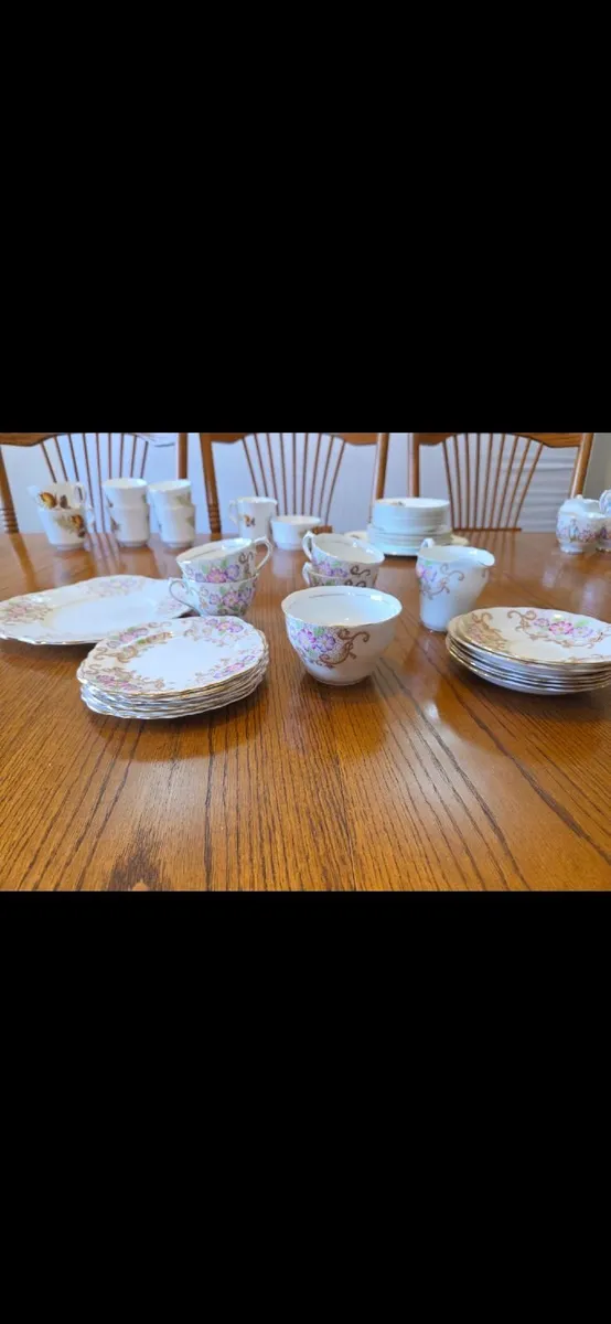 Vintage Colclough Fine Bone China Tea Set - Image 2