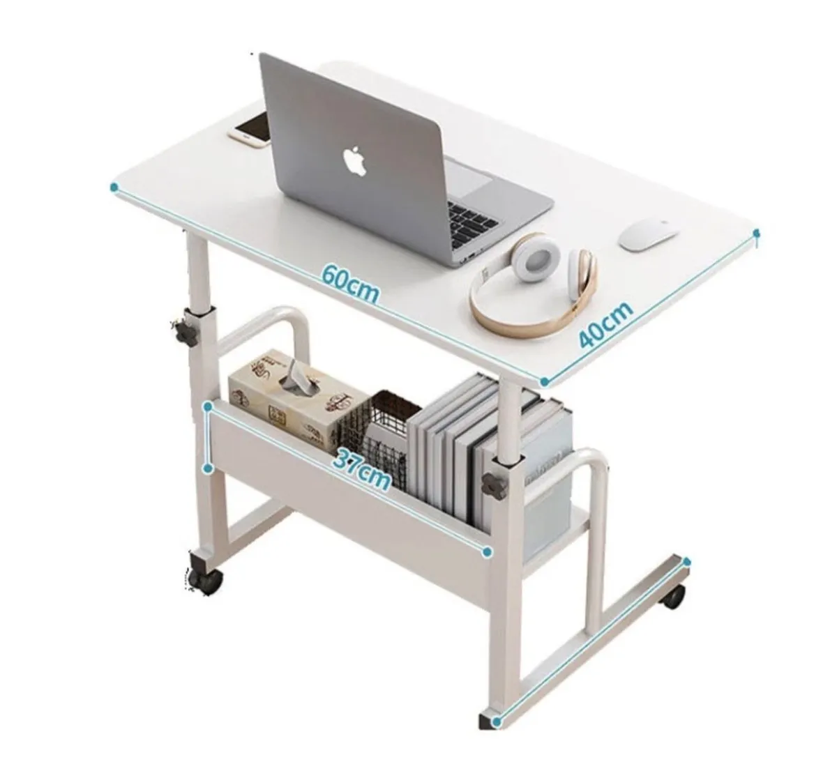 NEW Height Adjustable Study Desk Over Bed Table - Image 3