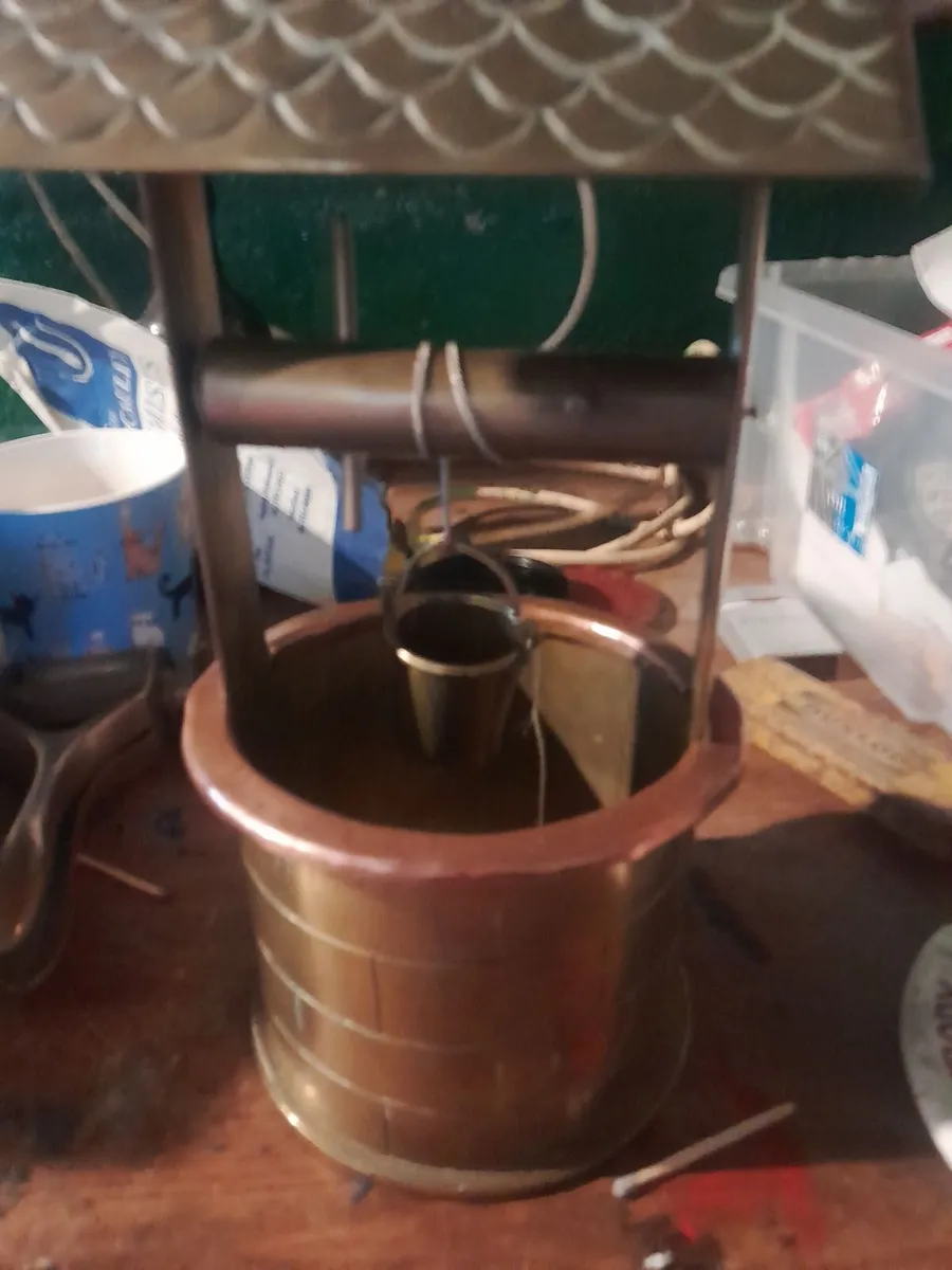 Vintage  brass and copper  trench  art piece - Image 1