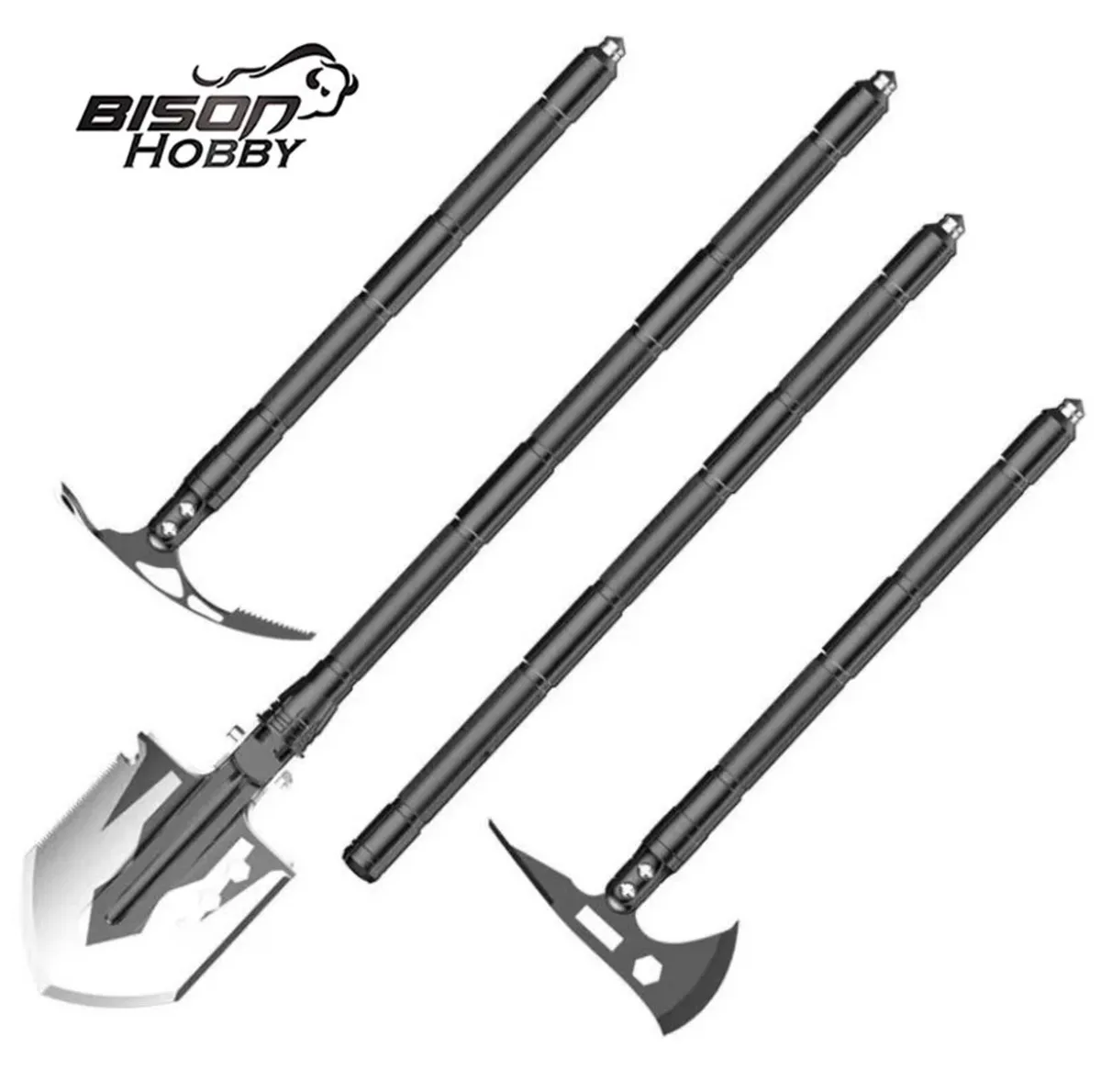 Multifunction Folding Shovel Survival Axe Kit - Image 3