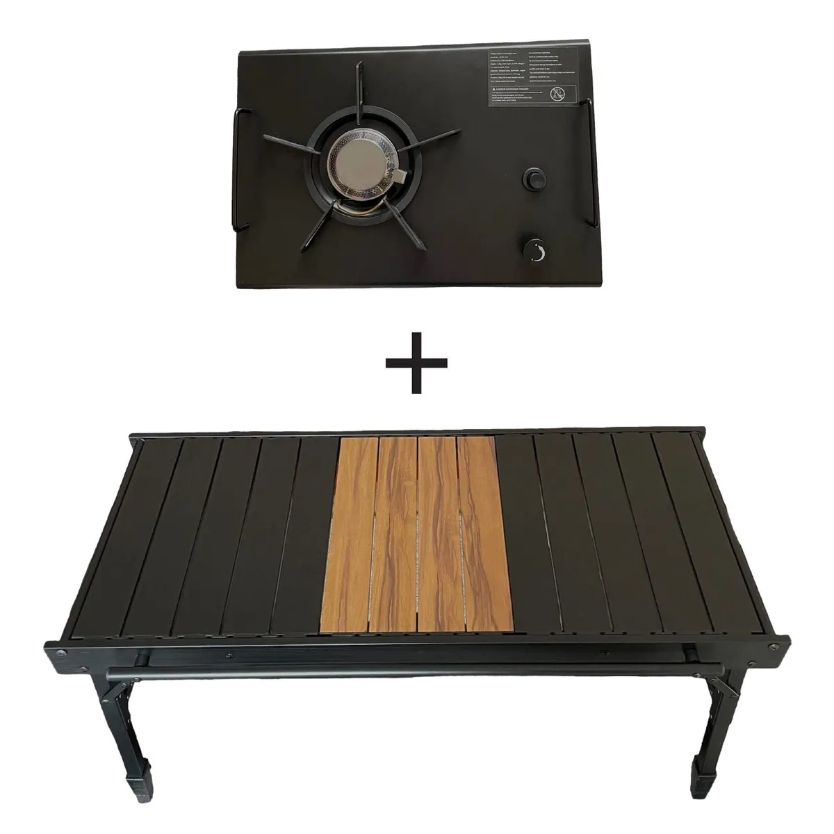 Folding Camping table with IGT gas stove - Image 2
