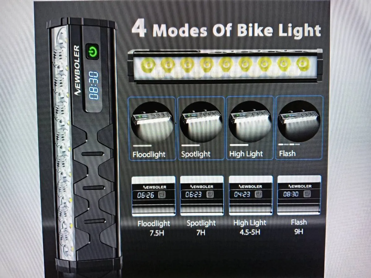 Bike Light For Night Riding 10000 Lumens NEW - Image 3